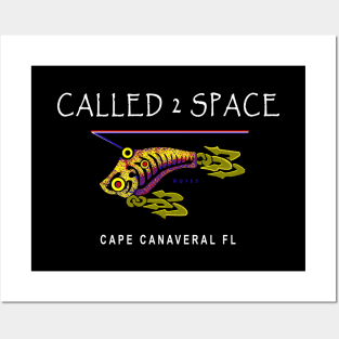 Cape Canaveral Florida NASA Called 2 Space Posters and Art